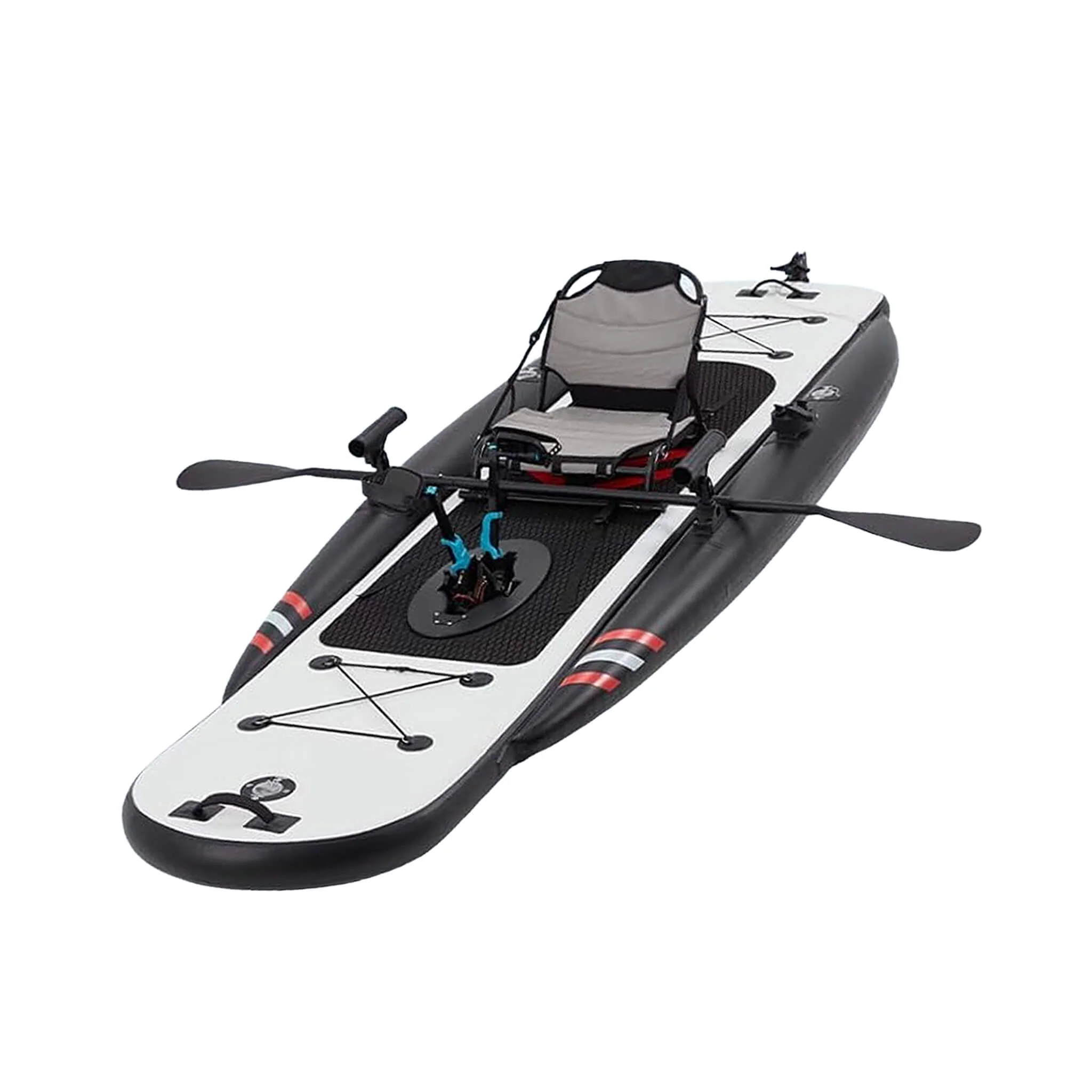 Premium 12FT Lightweight Inflatable Fishing Kayak With Pedal System (SAK15079) - Image 5