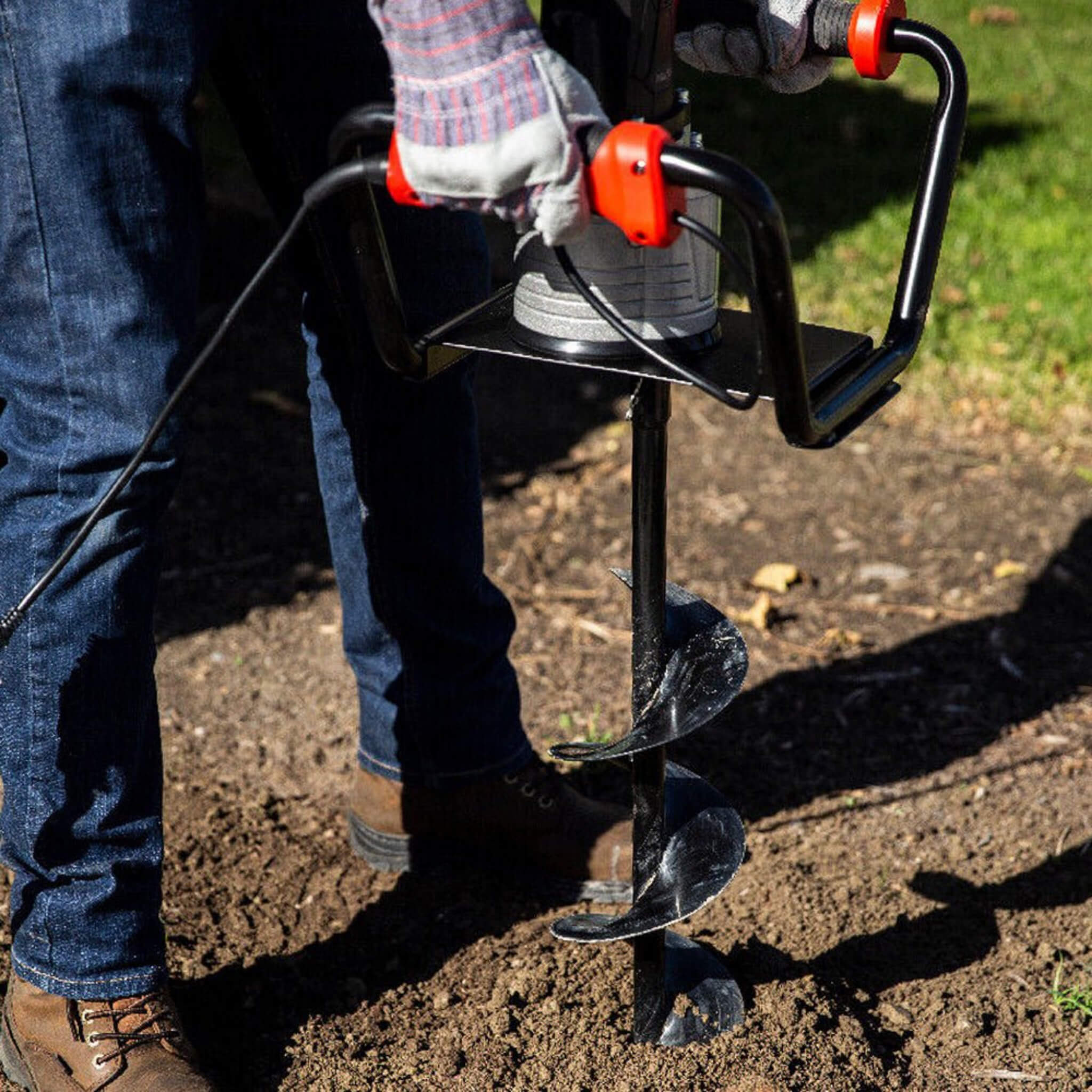 Heavy-Duty 1500W Electric Post Hole Digger Auger With 6" Auger Bit (SAK14785) - Image 4