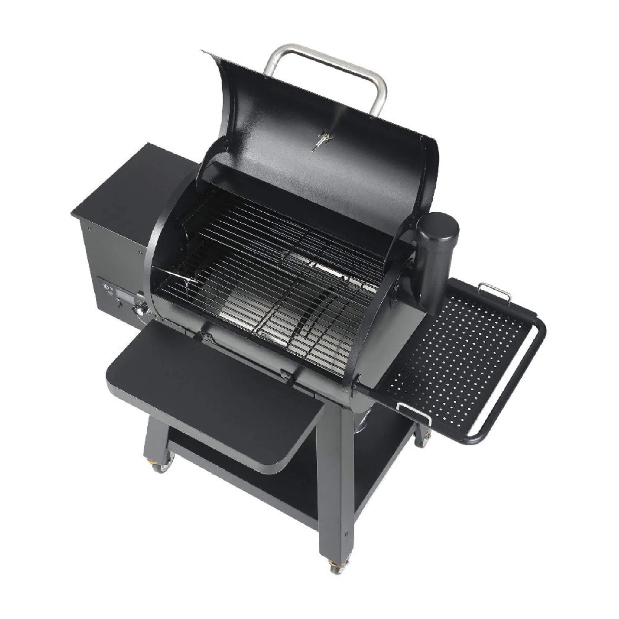 53-Inch Heavy-Duty Portable Wood Pellet BBQ Grill With Cart (SAK93641) - Image 8