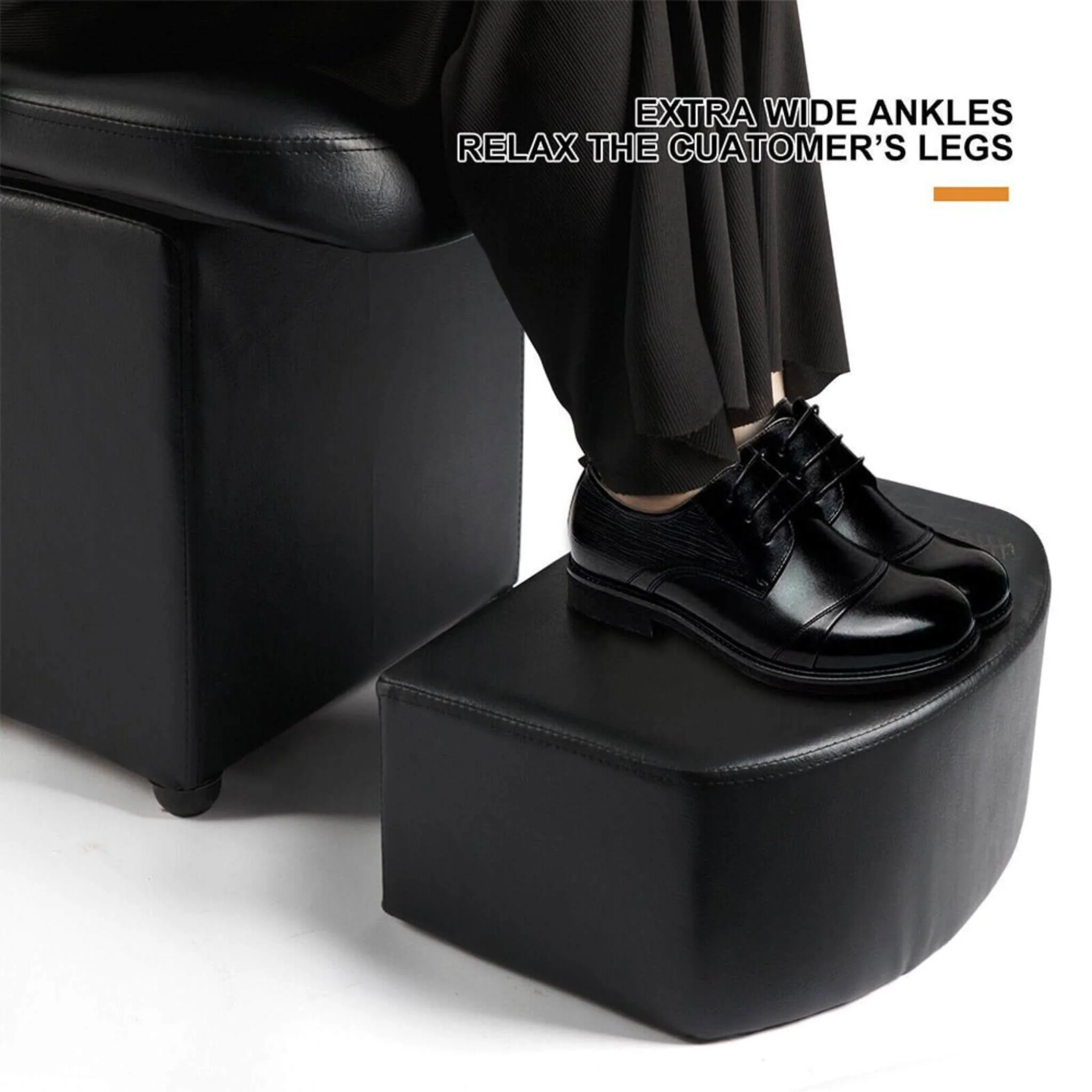 53-Inch Large Premium Salon Barber Backwash Shampoo Chair W/ Bowl, Sink & Footrest (SAK18745) - Image 7