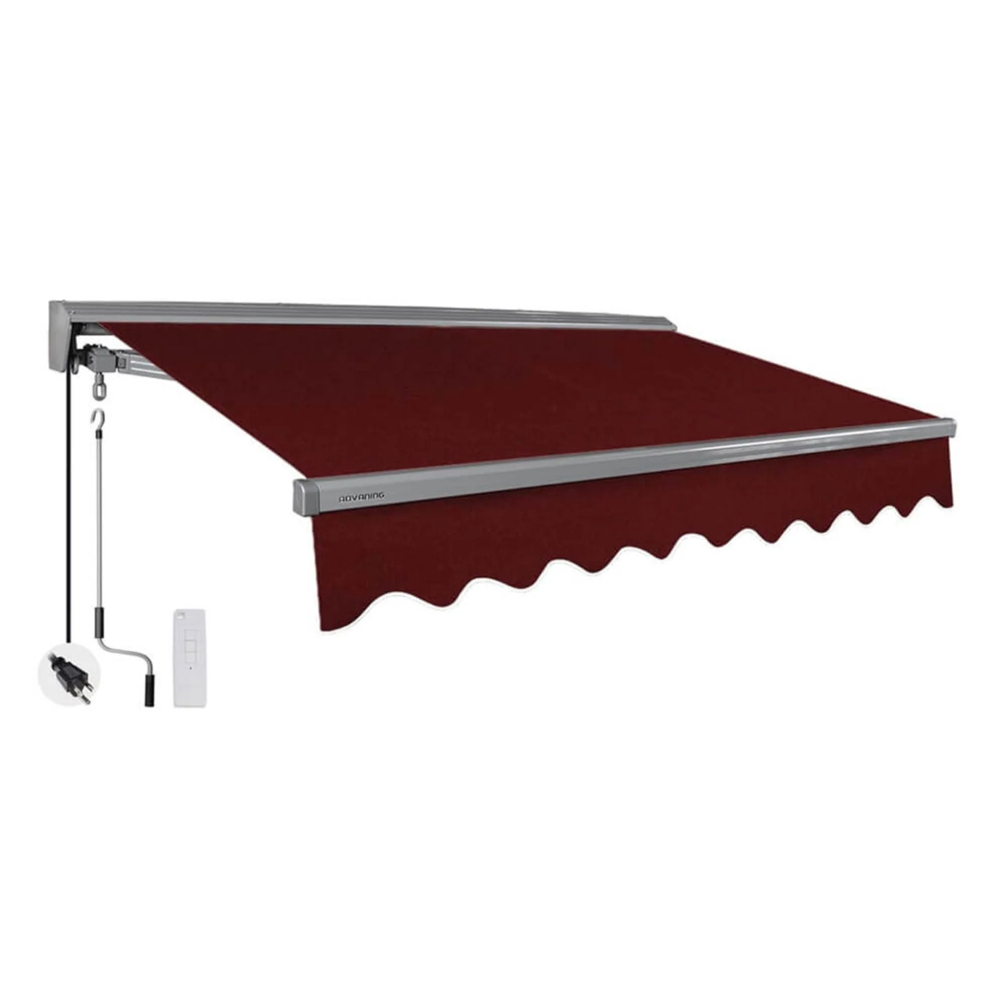 Advaning Classic Series Fully-Assembled Retractable Sun Shade Canopy Awning (SAK92851) - Image 22