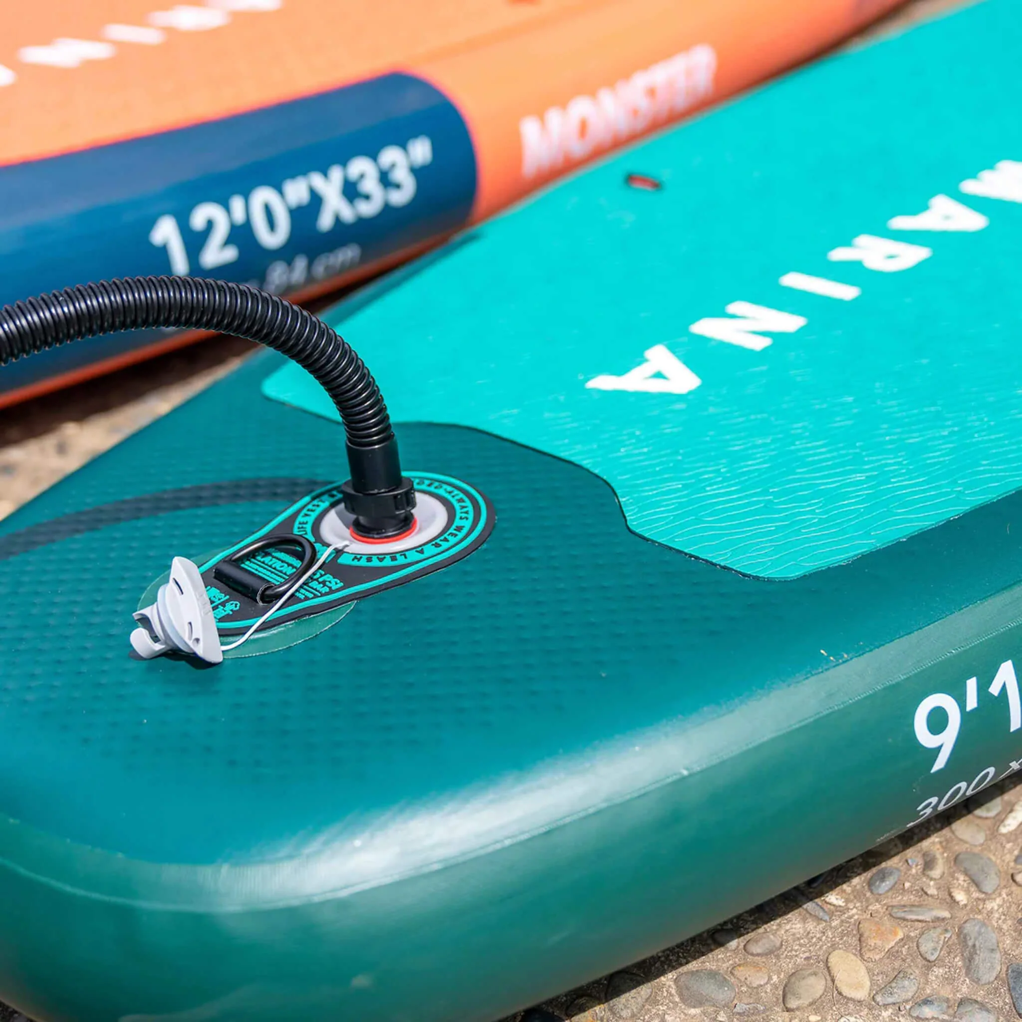 Aqua Marina Breeze 9FT Green Compact Inflatable SUP With Drop Stitch Light Technology [BT-23BRP] (SAK68745) - Image 15