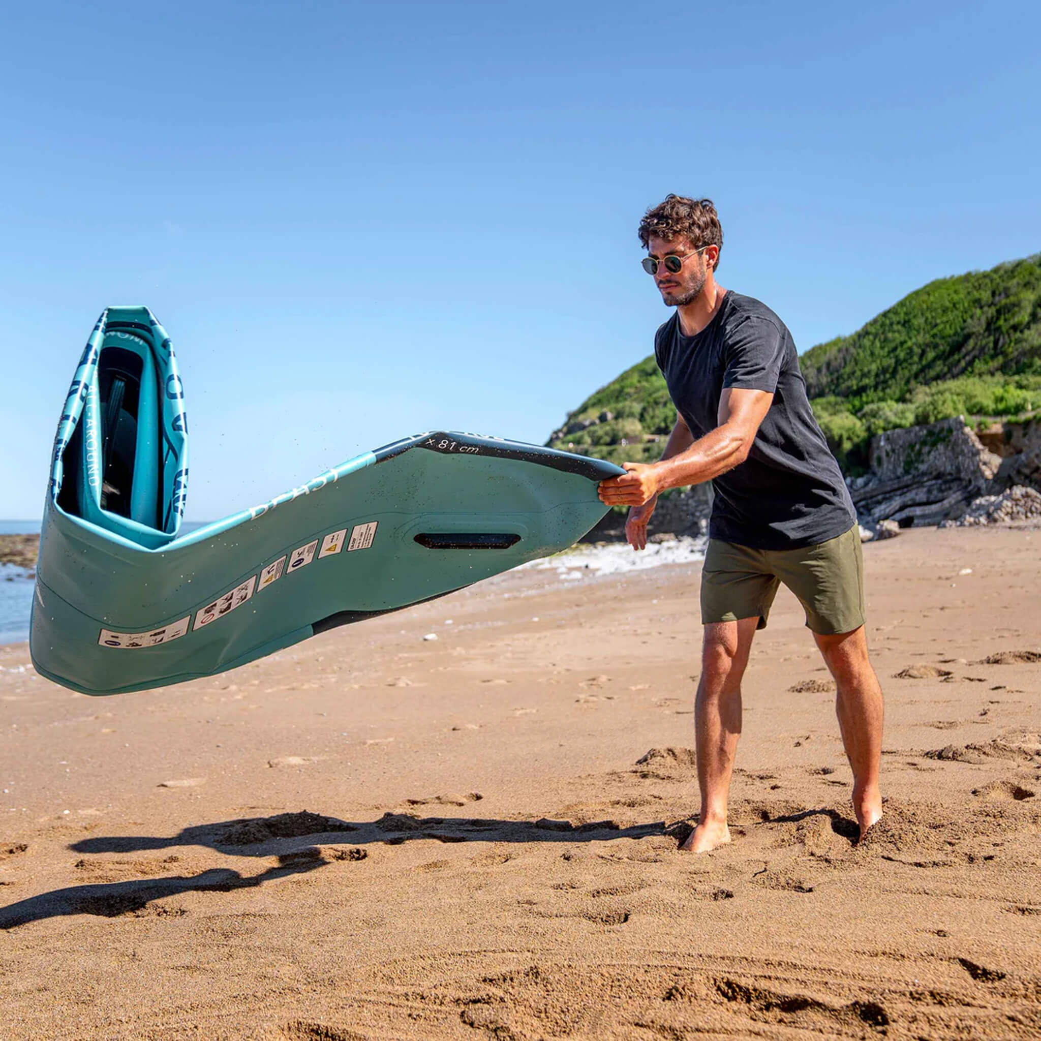 Aqua Marina Breeze 9FT Green Compact Inflatable SUP With Drop Stitch Light Technology [BT-23BRP] (SAK68745) - Image 8