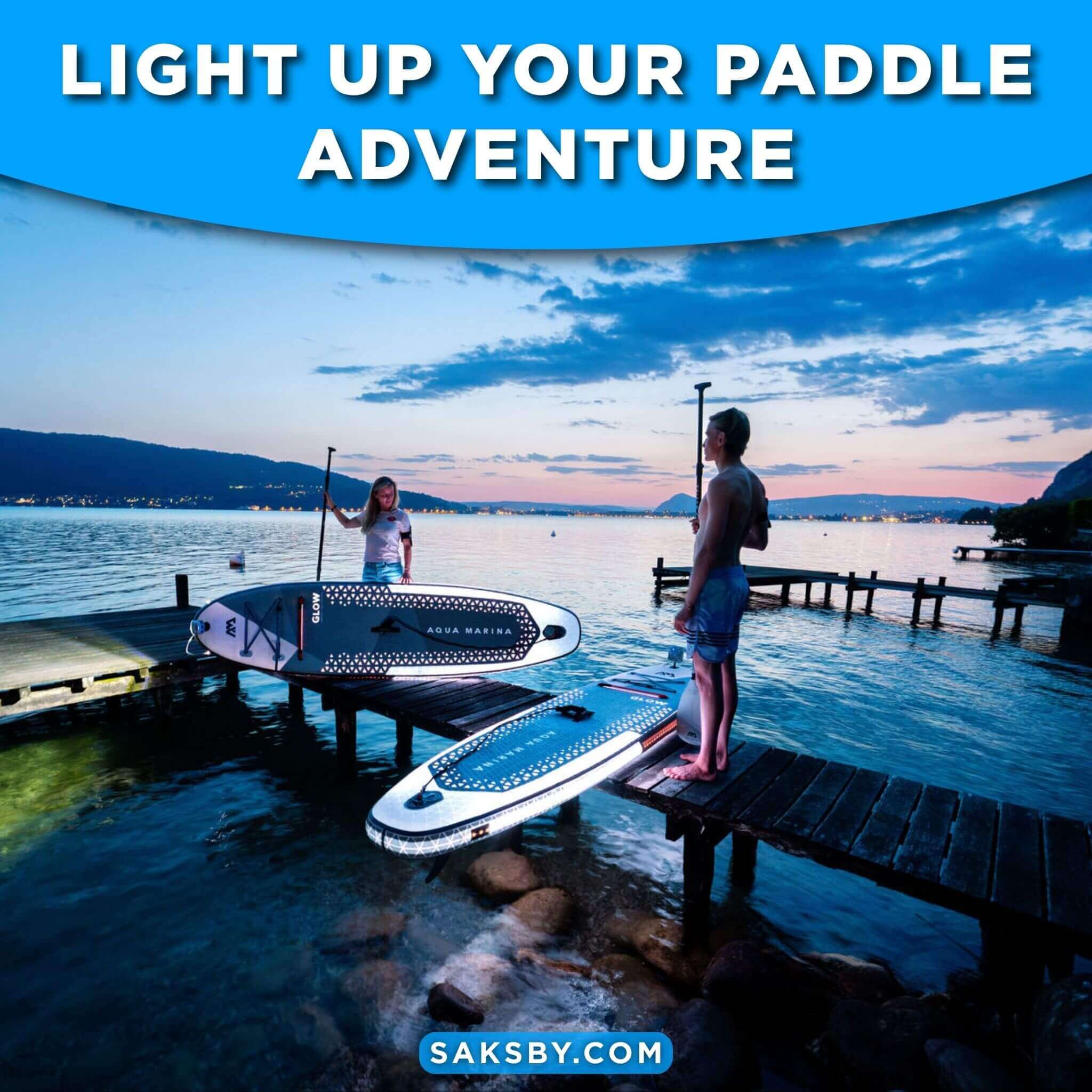 Aqua Marina Glow 10FT All-Around ISUP With Ambient Light System And Safety Leash [BT-24GL] (SAK48269) - Image 3