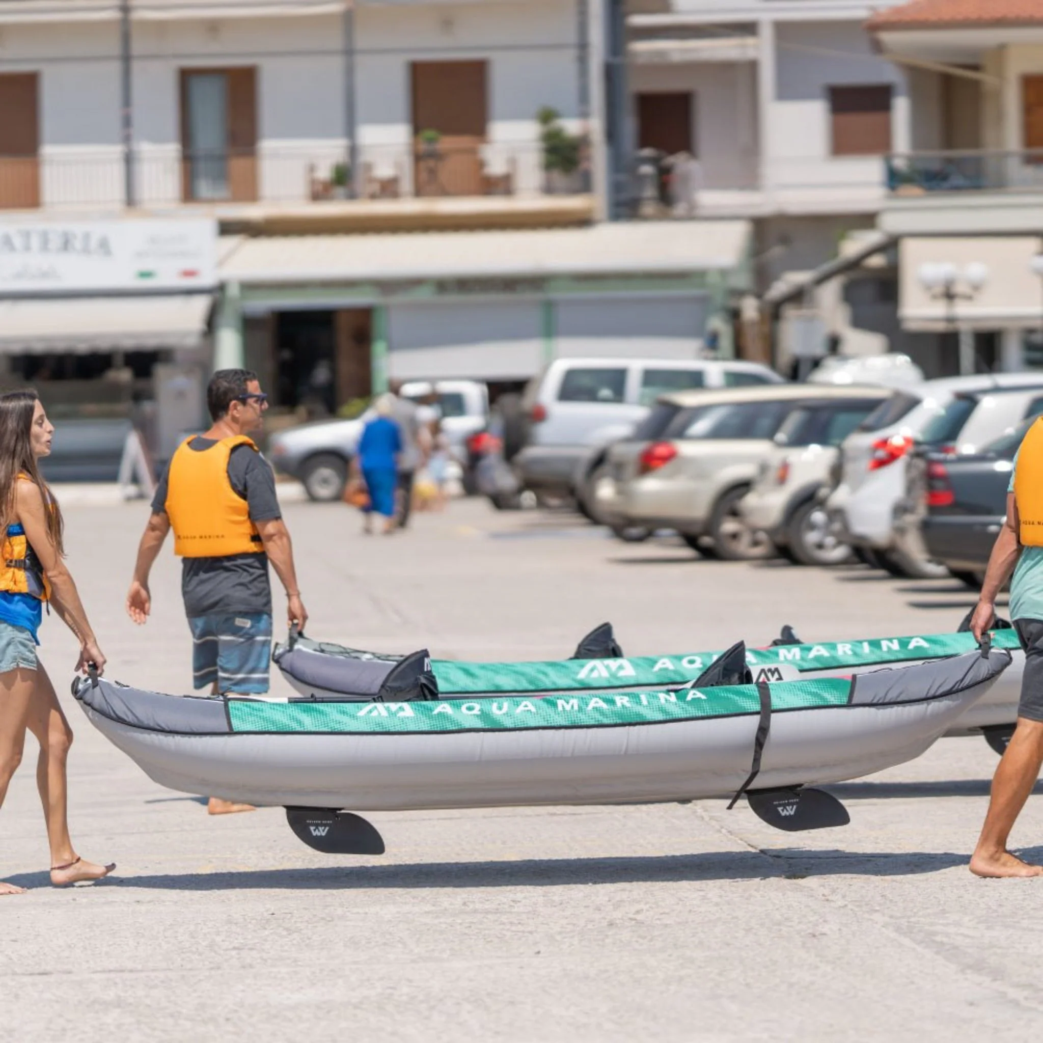 Aqua Marina Laxo 320 2-Person 10FT Recreational Kayak With High-Back Seat And Adjustable Cargo Bungee [LA-320] (SAK01396) - Image 6