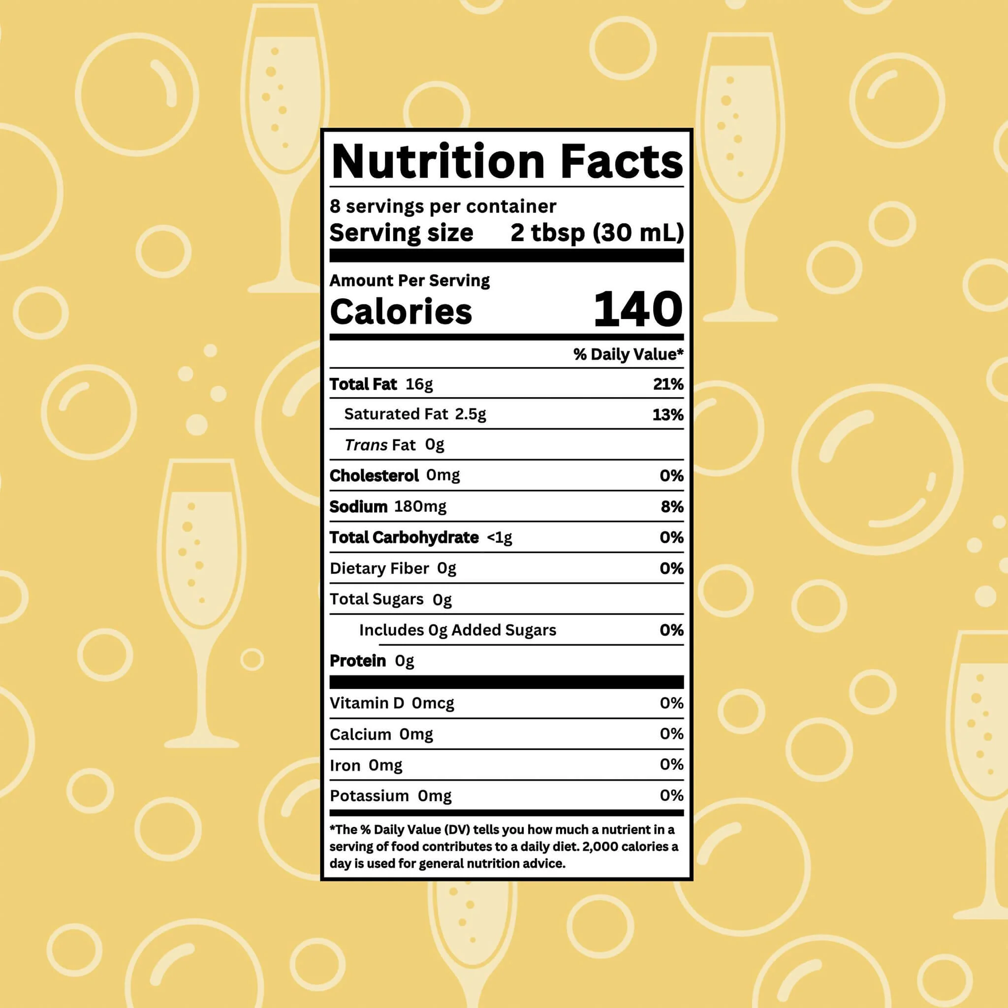 Drench Champagne Vinaigrette Salad Dressing (8 Oz) (SAK18527) - Image 3