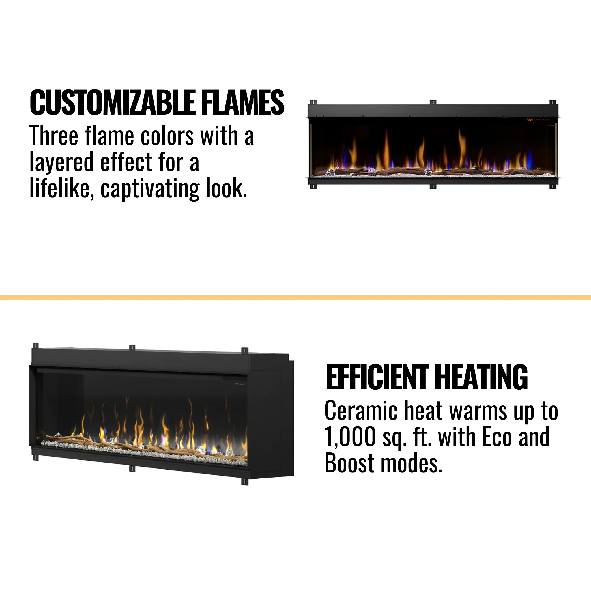 Dimplex IgniteXL Bold 74-Inch Deep Built-In Linear Electric Fireplace [XLF7417-XD] (SAK78959) - Image 11