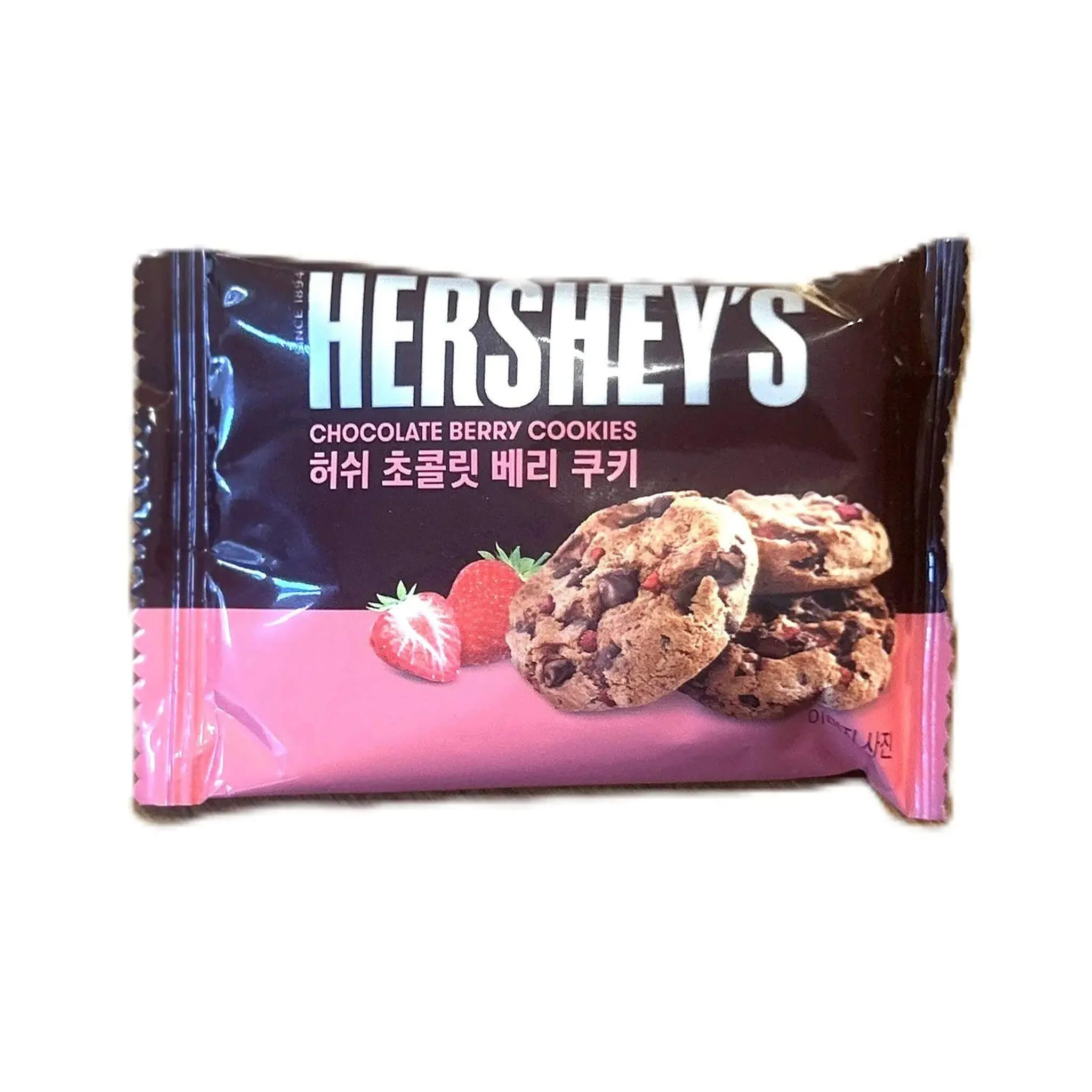 Hershey Strawberry & Berry Chocolate Chip Cookies | Rare Snack (Korea) (SAK07263)