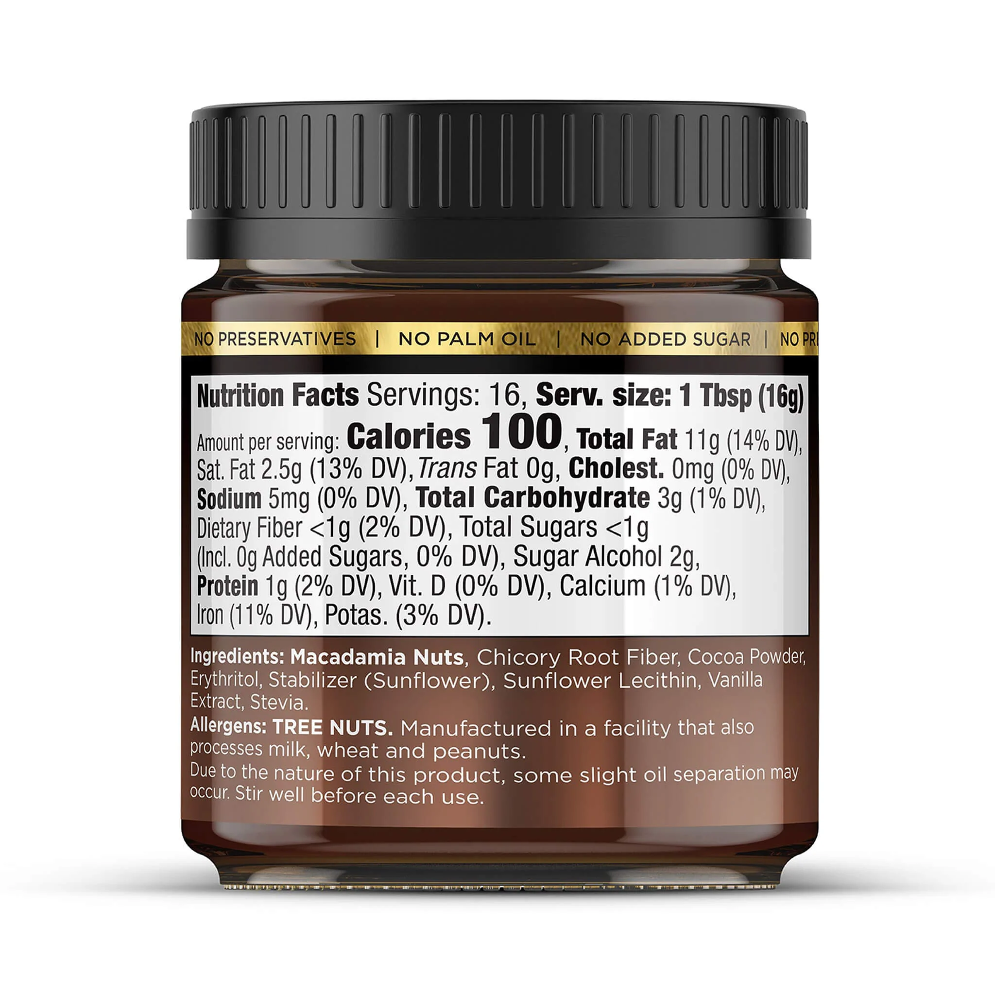 Macadamia Nut Butter Chocolate Flavor (1 Flavor, 1 Jar) - Image 2