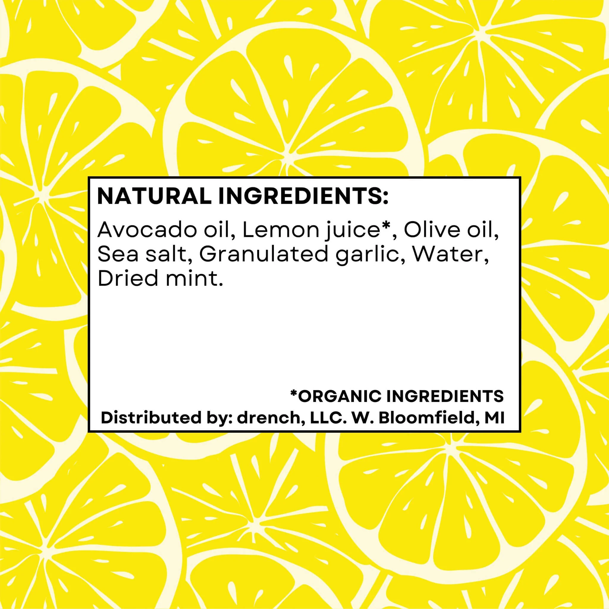 Drench Mediterranean Lemon Salad Dressing (8 Oz) (SAK13768) (SAK16052) - Image 4