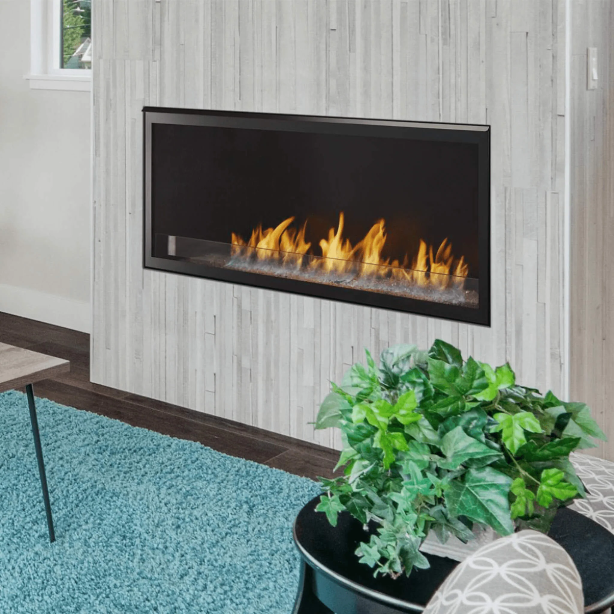 Monessen Artisan 42-Inch Vent-Free Linear Fireplace With IPI Plus Electronic Ignition And Remote Control [AVFL42N/PIP-BU] (SAK27391) - Image 3