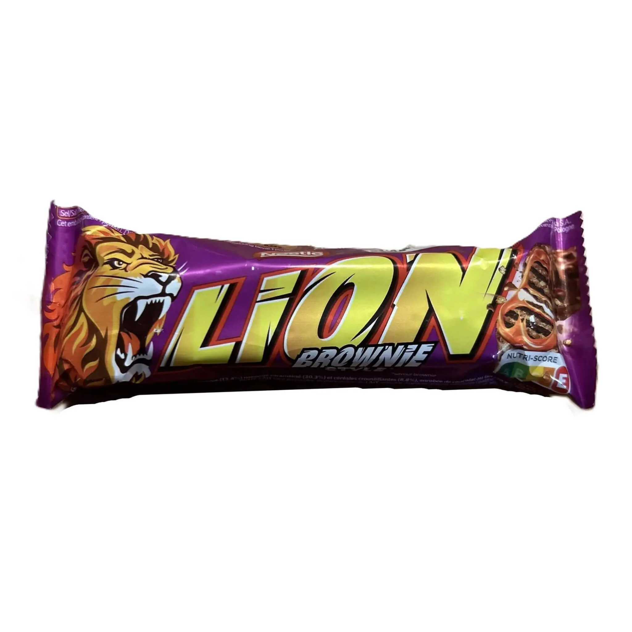 Nestlé Lion Brownie – Chocolate Brownie Candy Bar 45G (France) (SAK59204)