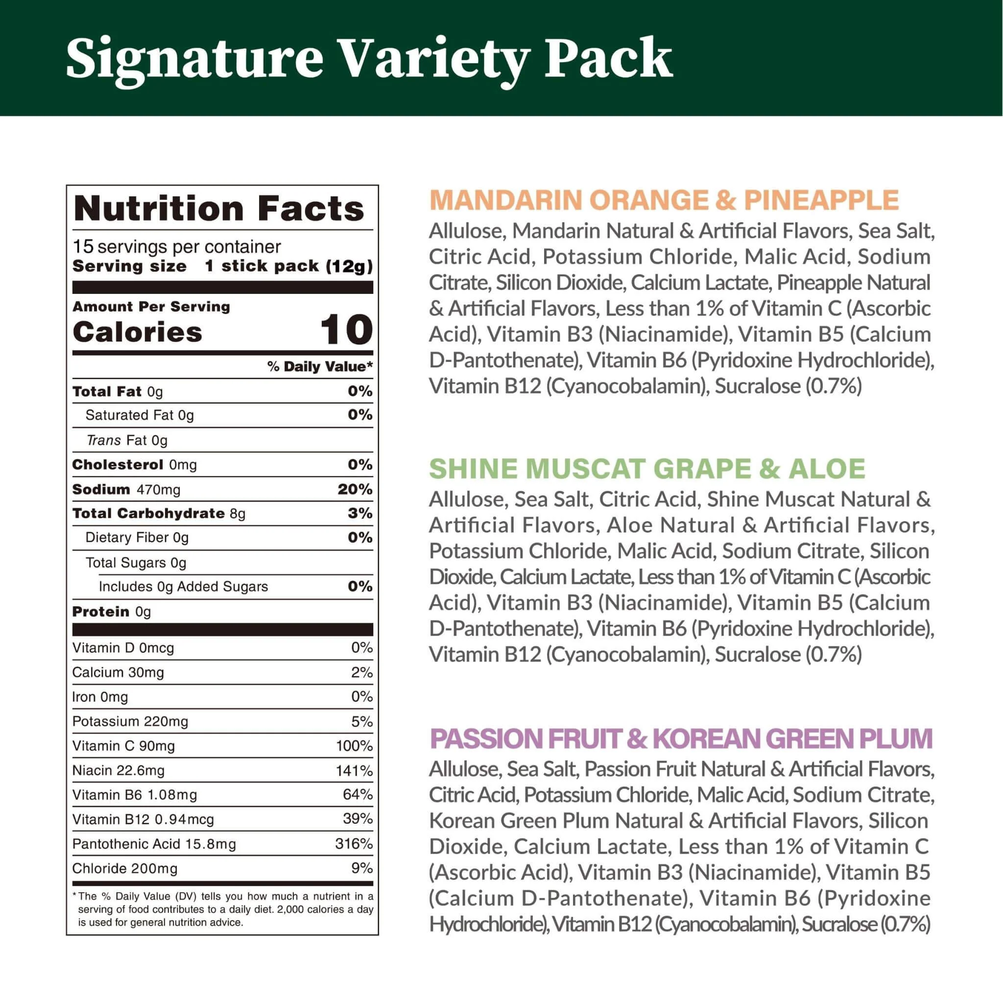 Mizu Lab Zero-Sugar Signature Electrolyte Drink Mix (SAK72094) - Image 5