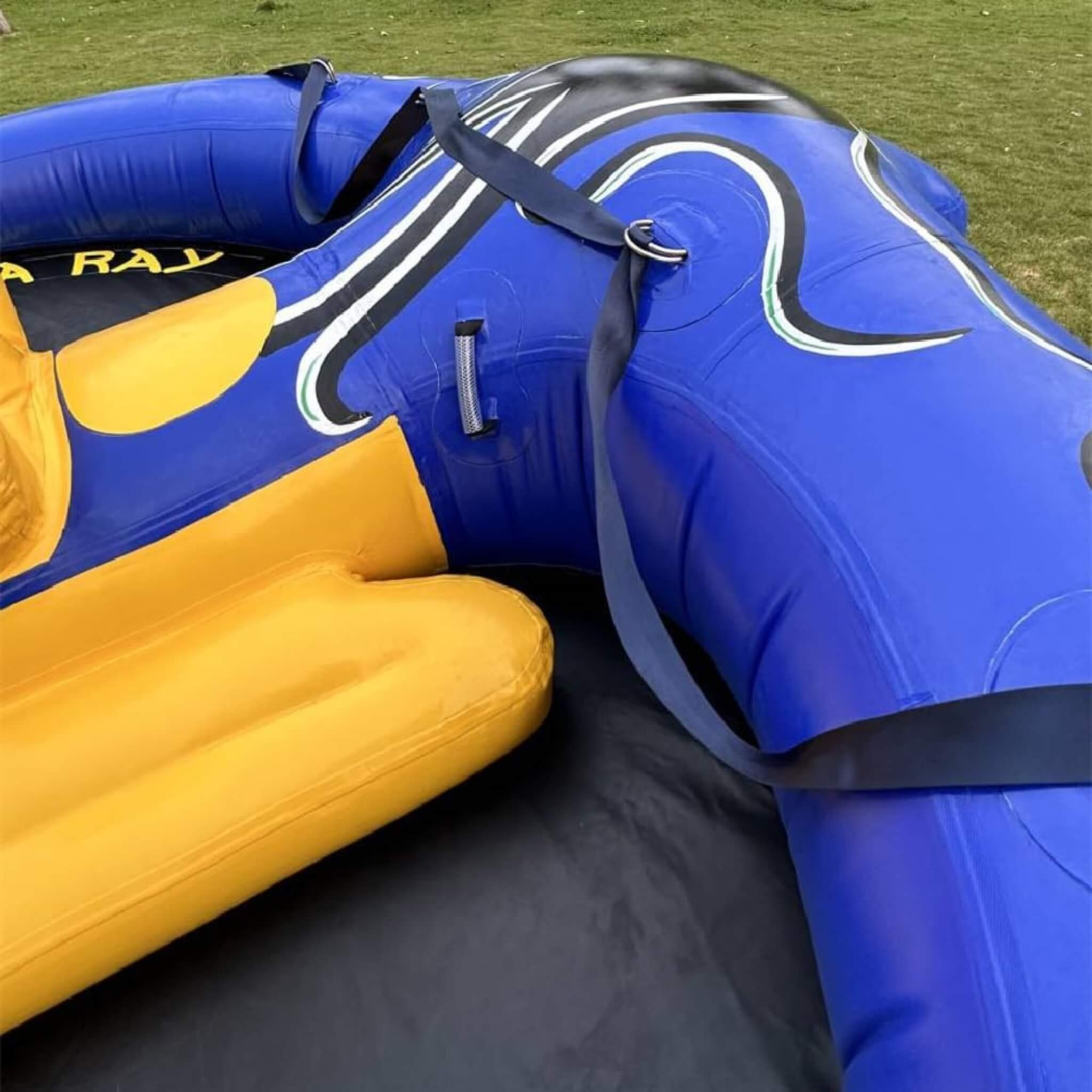 Giant Towable Inflatable Flying Manta Ray Water Tube With Pump (SAK73280) - Image 4